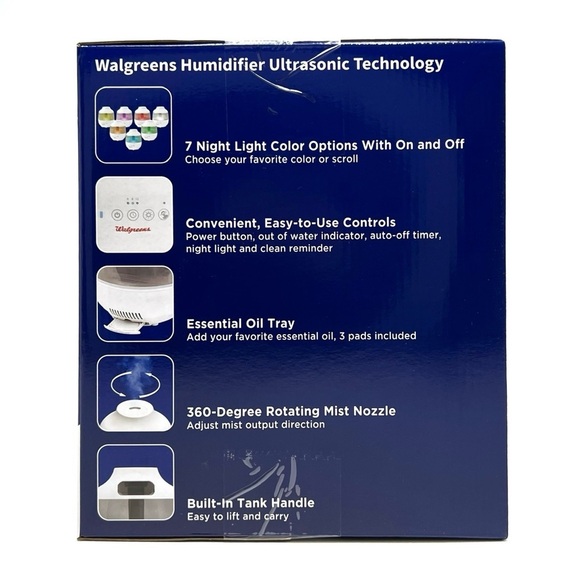 Walgreens Humidifier Ultrasonic - Picture 2 of 4